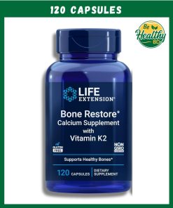 Life Extension Bone Restore Calcium Supplement - 120 capsules