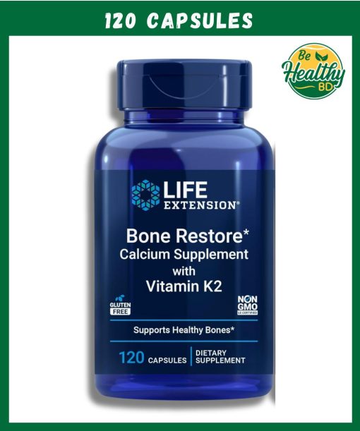 Life Extension Bone Restore Calcium Supplement - 120 capsules