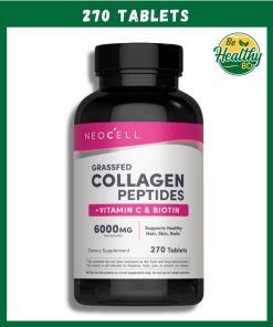 Neocell Collagen Peptides + Vitamin C & Biotin (6,000 mg) Grassfed - 270 tablets