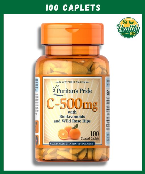 Puritan's Pride Vitamin C-500 mg - 100 caplets