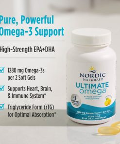 Nordic Naturals Ultimate Omega-3 (1280 mg) - 90 softgels