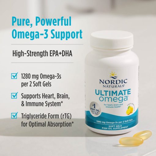 Nordic Naturals Ultimate Omega-3 (1280 mg) - 90 softgels