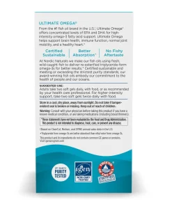 Nordic Naturals Ultimate Omega-3 (1280 mg) - 90 softgels