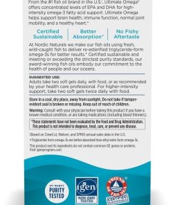 Nordic Naturals Omega-3 (1,280 mg) - 60 softgels