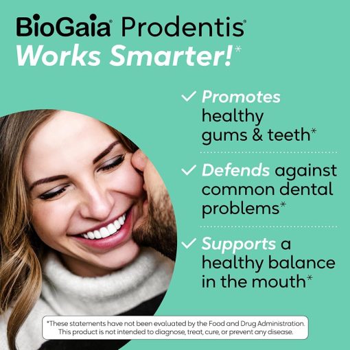 BioGaia Prodentis Oral Health Probiotic Mint Flavored - 30 lozenges