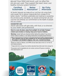 Nordic Naturals Arctic Cod Liver Oil Lemon Flavored - 90 softgels