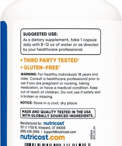 Nutricost Calcium D-Glucarate (500 mg) - 120 capsules