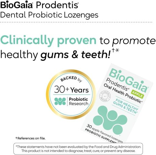 BioGaia Prodentis Oral Health Probiotic Mint Flavored - 30 lozenges