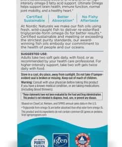 Nordic Naturals Ultimate Omega-3 (1280 mg) - 120 softgels