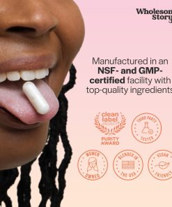 Wholesome Story Myo & D-Chiro Inositol with MTHF, Folate + Vitamin D3 - 120 vegetarian capsules
