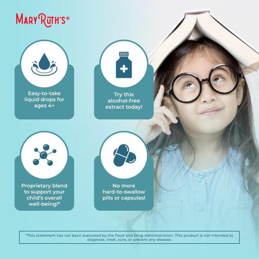 Mary Ruth's Kids Focus & Attention Liquid Extract Organic - 30ml