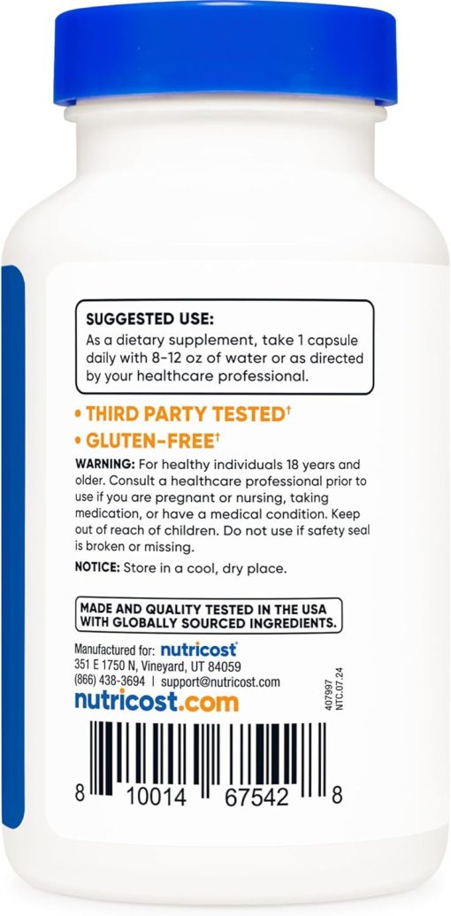 Nutricost DIM Diindolymethane (300 mg) - 120 capsules