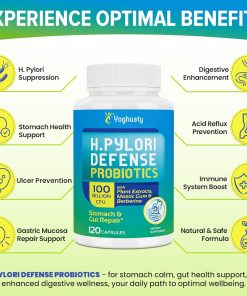 Yoghuaty H.Pylori Defence Probiotics (100 billion CFU) - 120 capsules
