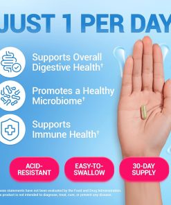 Dr. Berg probiotic with prebiotic blend (60 billion CFUs) - 30 capsules