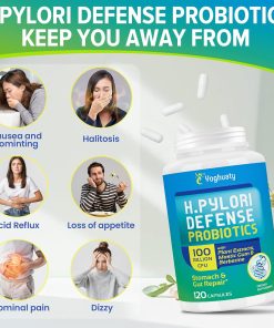 Yoghuaty H.Pylori Defence Probiotics (100 billion CFU) - 120 capsules