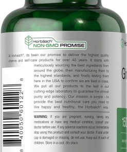 Horbaach Ginger Root (1,500 mg) - 150 capsules