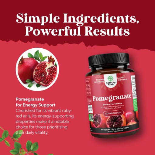 Nature's Craft Pomegranate (500 mg) - 60 capsules