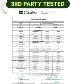 Cata-Kor NAD+ Advanced (500 mg) - 60 capsules