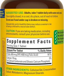 Nature Made Folic Acid (400 mcg) - 250 tablets