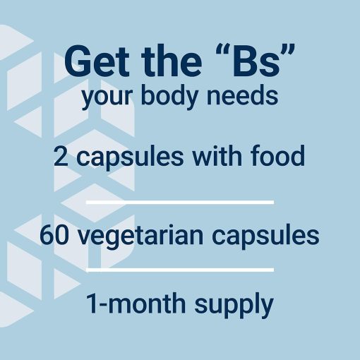 Life Extension Complete B-Complex BioActive - 60 vegetarian capsules