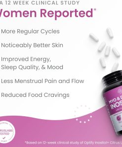 Optify Myo & D-Chiro Inositol + with Folate & Vitamin D - 120 vegetable capsules