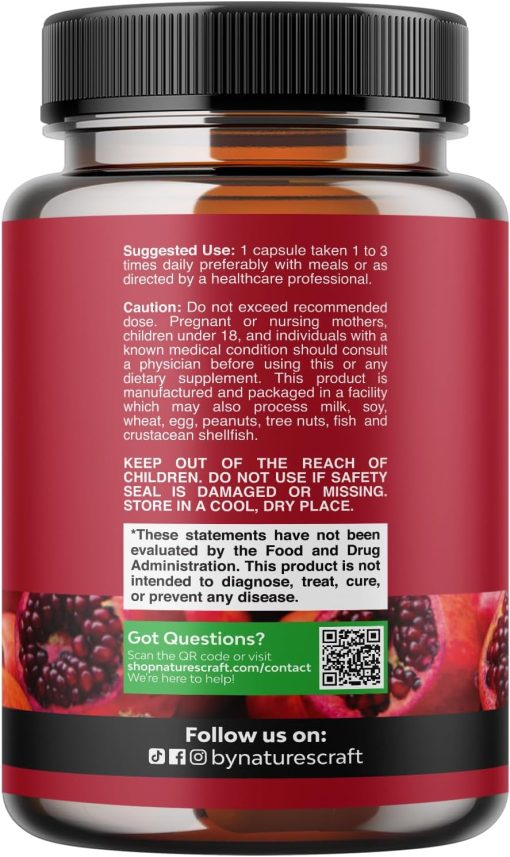 Nature's Craft Pomegranate (500 mg) - 60 capsules
