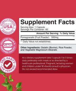 Nature's Craft Pomegranate (500 mg) - 60 capsules