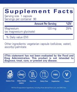 Pure Encapsulations Magnesium Glycinate - 90 capsules