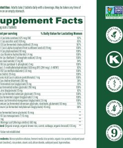 MegaFood Baby & Me 2 Postnatal Multivitamin - 60 tablets