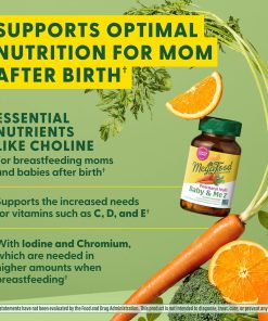 MegaFood Baby & Me 2 Postnatal Multivitamin - 60 tablets