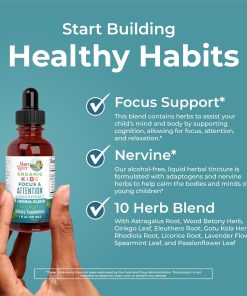 Mary Ruth's Kids Focus & Attention Liquid Extract Organic - 30ml