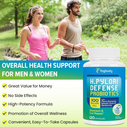 Yoghuaty H.Pylori Defence Probiotics (100 billion CFU) - 120 capsules