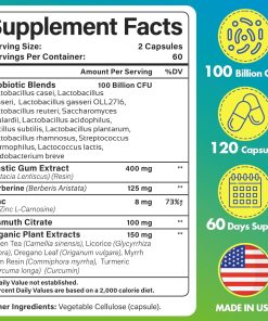 Yoghuaty H.Pylori Defence Probiotics (100 billion CFU) - 120 capsules