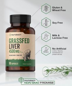 Horbaach Grassfed Liver (4,500 mg) - 90 capsules