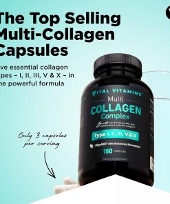 Vital Vitamins Multi Collagen Complex - 150 Capsules