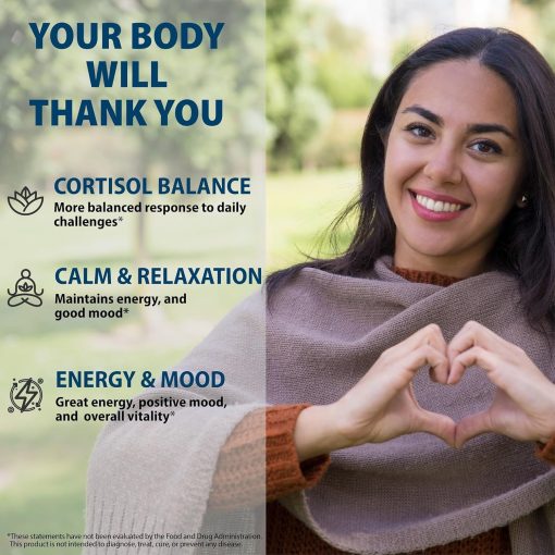 Strong Vit Cortisol Supplement - 60 vegan capsules