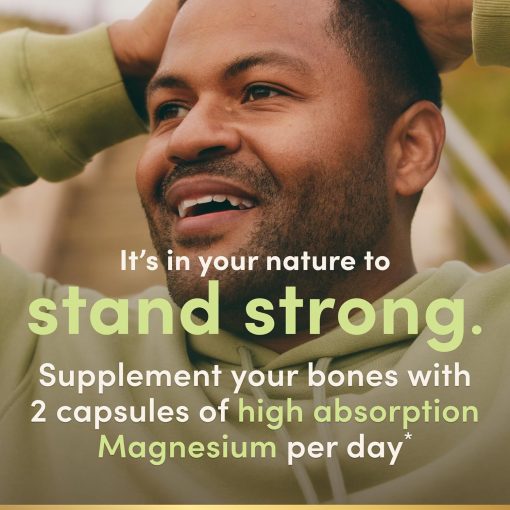 Nature's Bounty Magnesium Glycinate (240 mg) High Absorption - 120 capsules