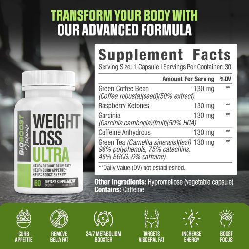 BioBoost Naturals Weight Loss Ultra - 60 capsules
