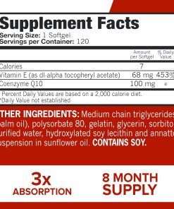 Qunol Ultra CoQ10 (100 mg) - 120 softgels