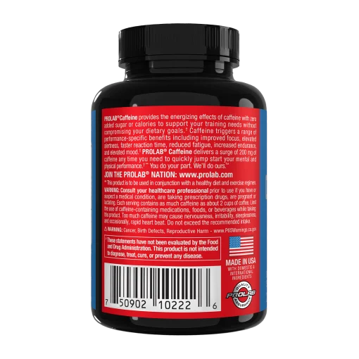 Prolab Caffeine (200 mg) - 100 tablets