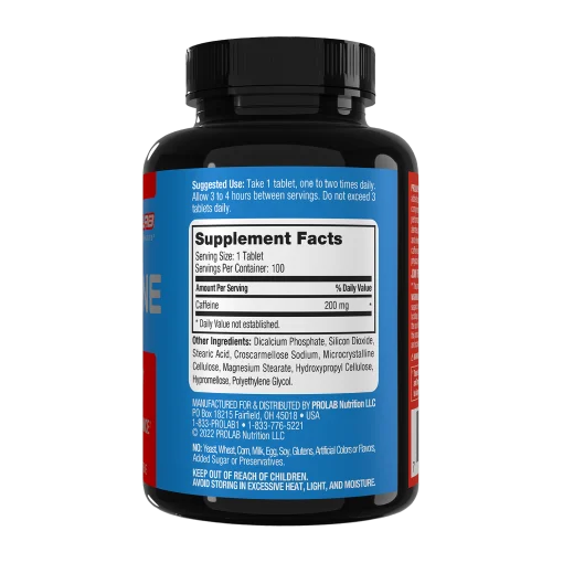 Prolab Caffeine (200 mg) - 100 tablets