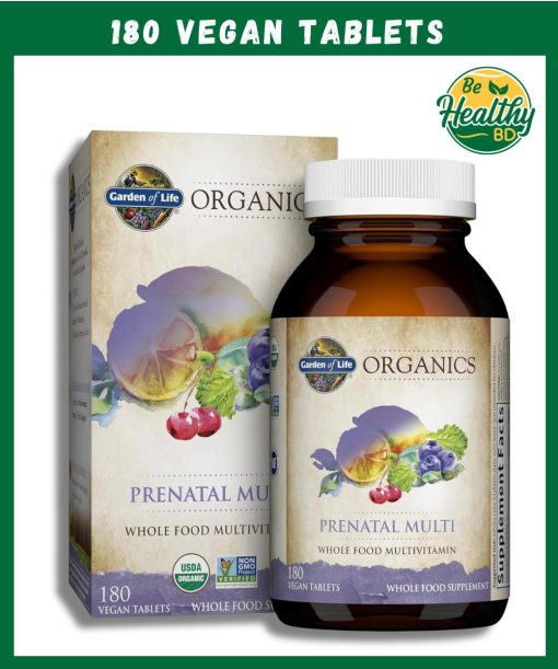 Garden of Life Organics Prenatal Multi - 180 vegan tablets