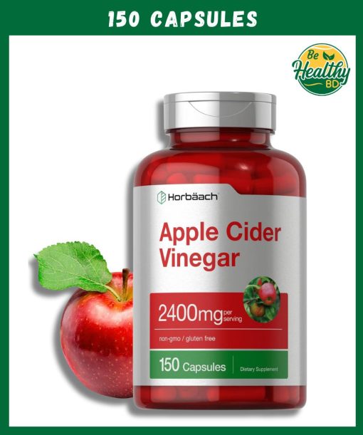 Horbaach Apple Cider Vinegar (2,400 mg) - 150 capsules
