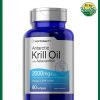 Horbaach Krill Oil with Astaxanthin (2,000 mg) - 60 softgels