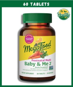 MegaFood Baby & Me 2 Postnatal Multivitamin - 60 tablets