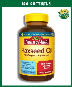 Nature Made Flaxseed Oil (1,000 mg) (500 mg Omega-3) - 100 softgels