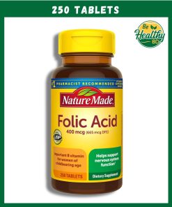 Nature Made Folic Acid (400 mcg) - 250 tablets