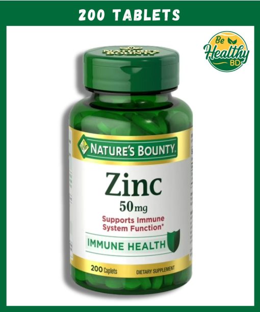 Nature's Bounty Zinc (50 mg) - 200 tablets