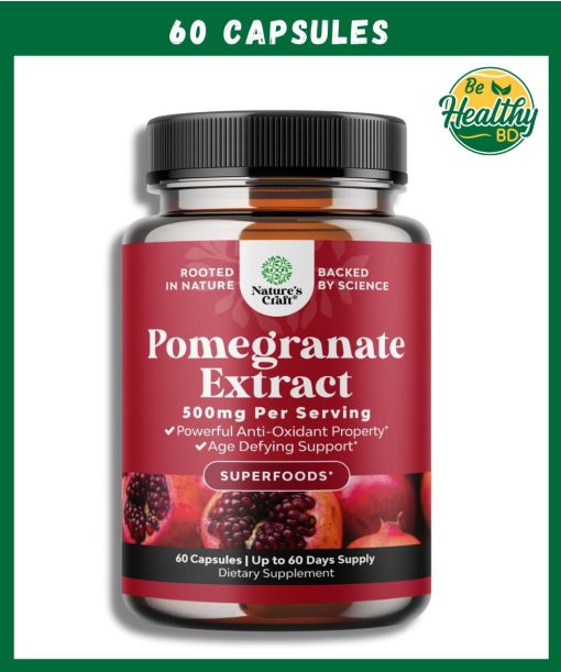 Nature's Craft Pomegranate (500 mg) - 60 capsules