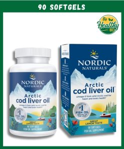 Nordic Naturals Arctic Cod Liver Oil Lemon Flavored - 90 softgels